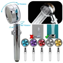 

360 Rotating Rain Shower Head, High Pressure Water Saving Sprayer, Handheld Pressurized Massage Shower Head for Bathroom