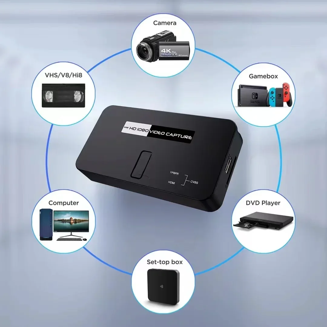 1080P HDMI AV Audio Video Capture Card for PS3 PS4 TV Box