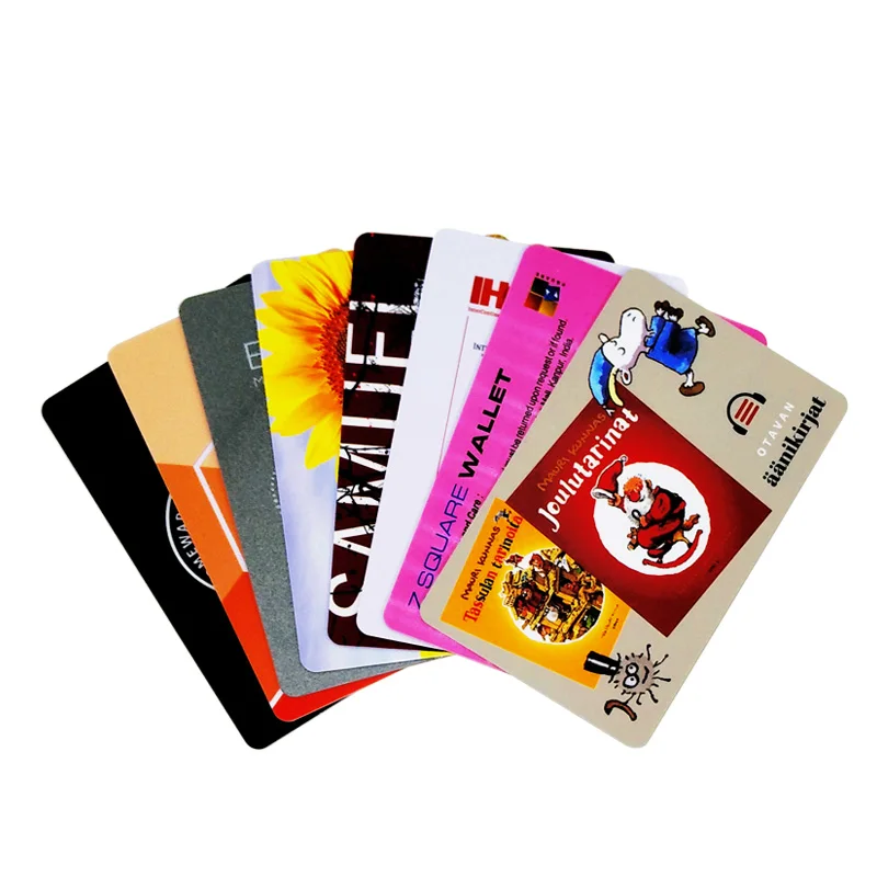 Custom  Custom Printed 13.56MHz Plastic PVC Smart Business RFID NFC Card