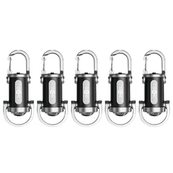Compact LED Keychain Light - Versatile Portable Illumination (Plastics - 5PCS)