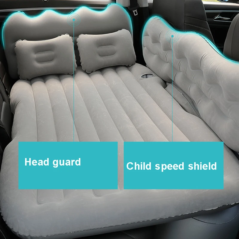 Car Travel Bed Automatic Air Mattress Sleeping Pad Inflatable BackSeat Bed Outdoor Cushions Camping Sofa Bed Accessories for Car