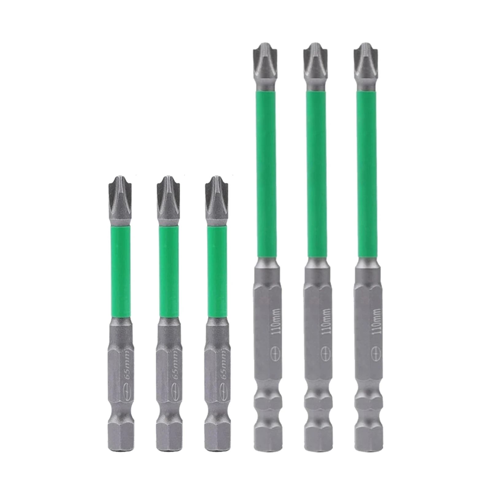 

65mm 110mm Magnetic Special Slotted Cross Screwdriver Bit Nutdrivers FPH2 For Socket Switch Electrician Power Tool
