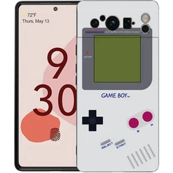 Custodia per telefono Shockproof Black in TPU Silicone con design Retro GamePad