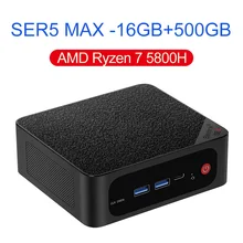  Beelink Mini PC SER5 Max AMD Ryzen 7 5800H DDR4 32G 500G NVME SSD SER6 Pro 7735HS DDR5 SER5 Pro 5700U 5500U Gaming Mini Computer 