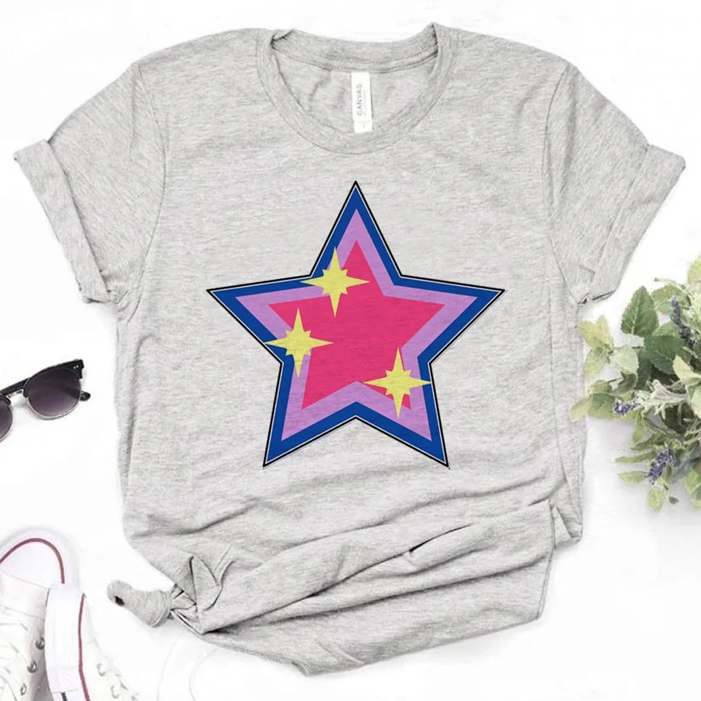 

Y2k Star top women streetwear t shirt female comic Japanese 2000s clothing