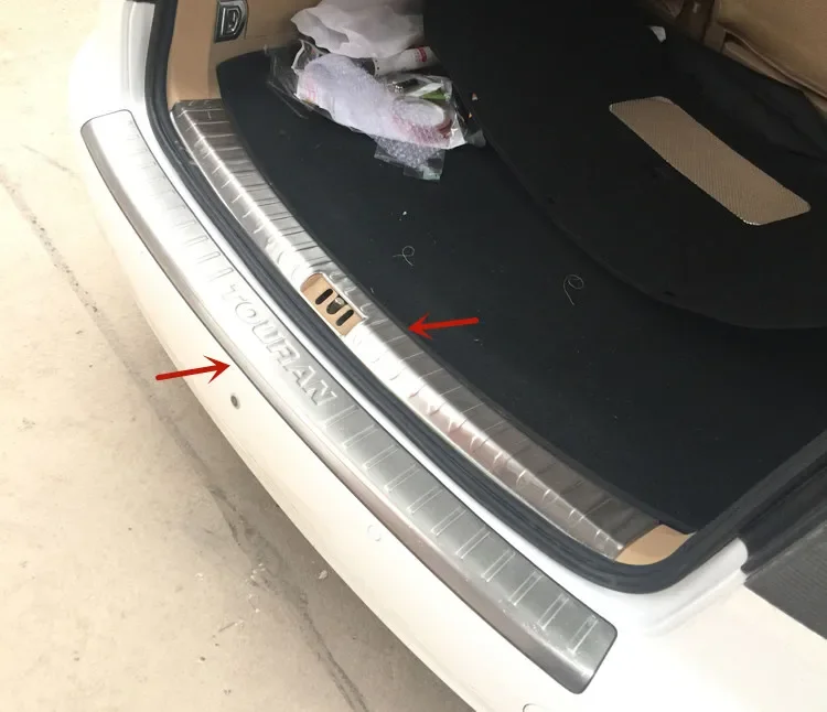 

Высококачественная защита порога багажника из нержавеющей стали для Volkswagen Touran 2005-2015, защита от царапин, автомобильные аксессуары