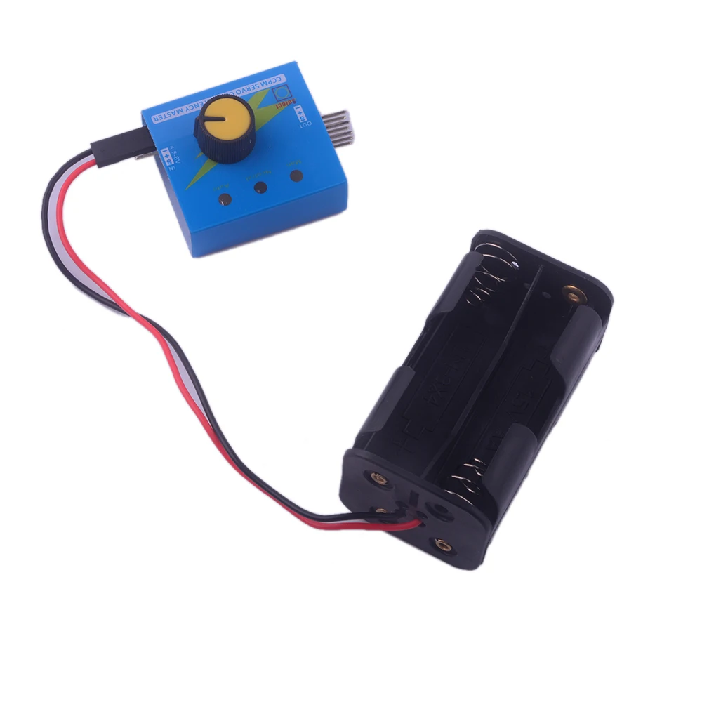 10PC 4 Cell AA Battery Holder Case Double Layer Battery Slot Box JR Connector Receiver Pack 6V for RC Model Servo Tester