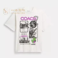American Luxury Brand Spring and Summer Cartoon Printing Daily Commuting Sports Fitness Men and Women with The Same T-shirt 1