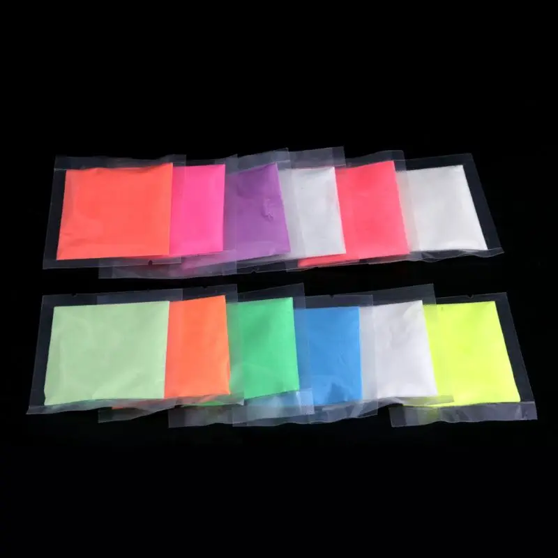 

Fluorescent Super Bright Glow-in-the-Dark Powder Glow Pigment Neon Luminous Powder Nail Glitter