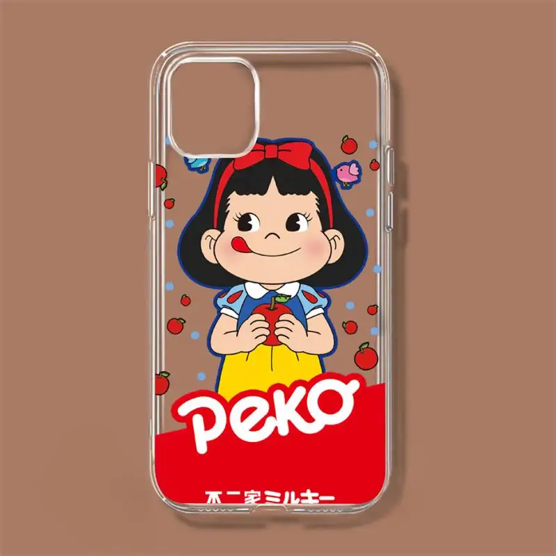 Fujiya Milky Peko-Chan Phone Case For iPhone 11 12 Mini 13