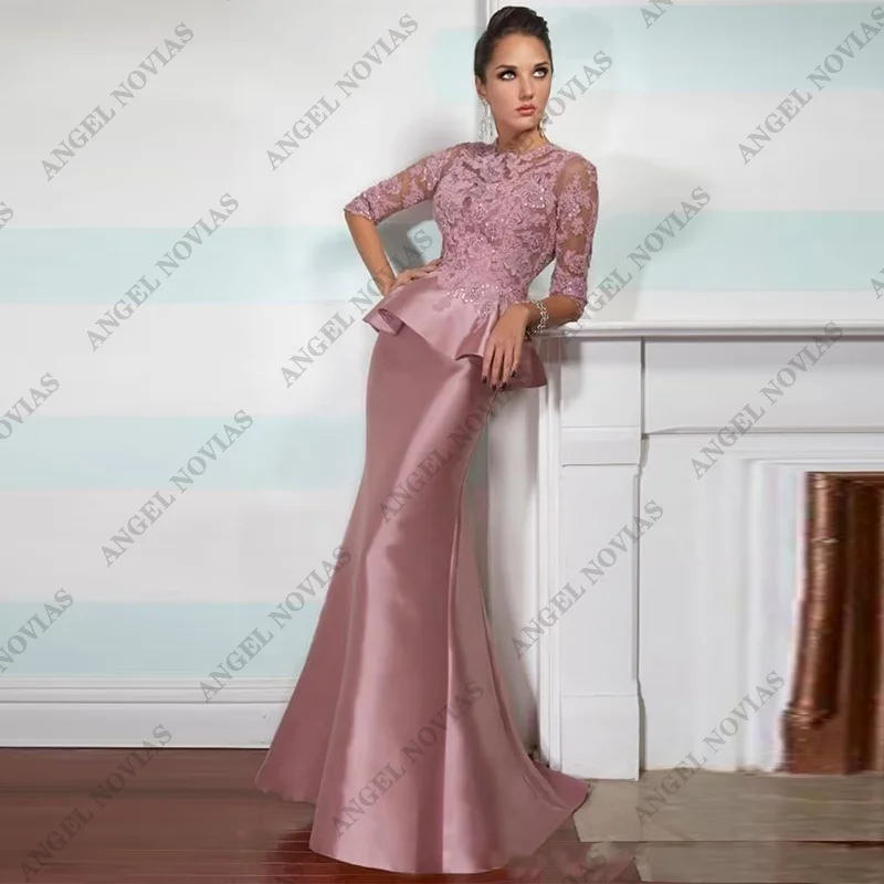 فساتين أنيقة لخرز الدانتيل مخصصة لأم العروس/العريس...