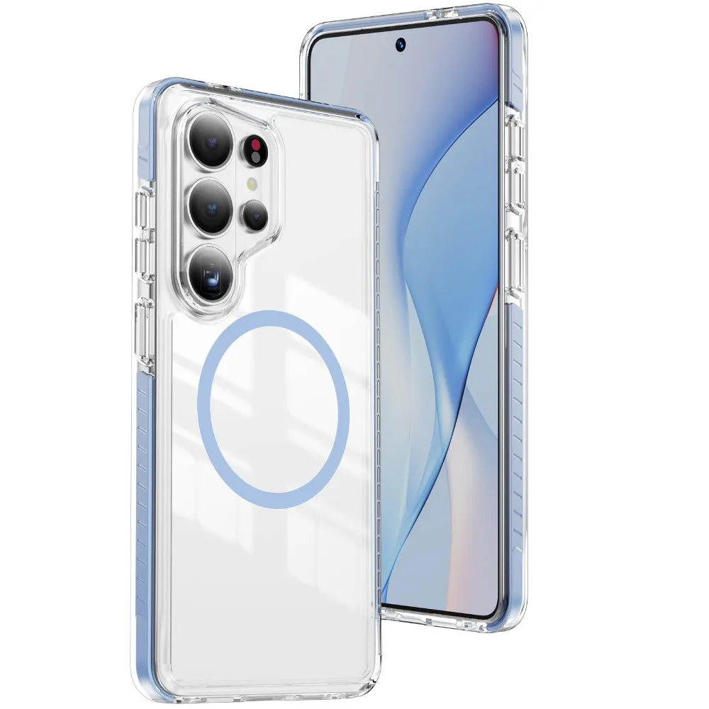Transparent Anti-Yellow Silicone Protective Phone Case with Anti-Slip Grip
