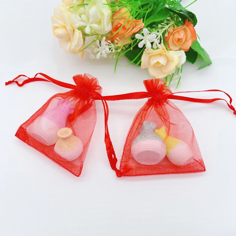 12 sacchetti in organza da 3x 4 4x5 5x7 6x9 Sacchetti per bomboniere, sacchetti per bomboniere, sacchetti per gioielli, sacchetti per caramelle, sacchetti con coulisse - Italia
