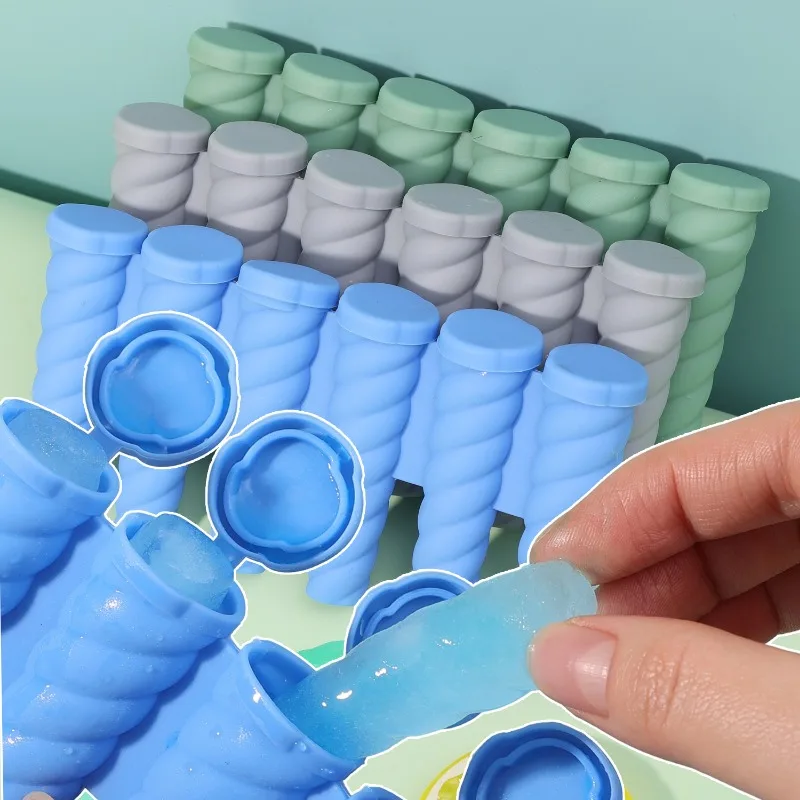 Summer Silicone Ice Cube Mold Reusable Food Grade Whiskey Ice Cubes Mould Creative Freezer Refrigerator Maker Kitchen Tools