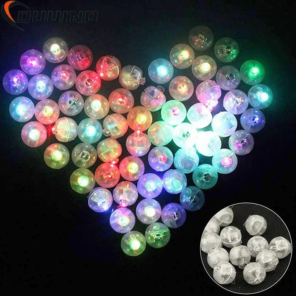 LED Balloon Light Tiny Mini Round Ball Lamp for Bar Lantern Christmas Wedding Party Decorations 30Pcs