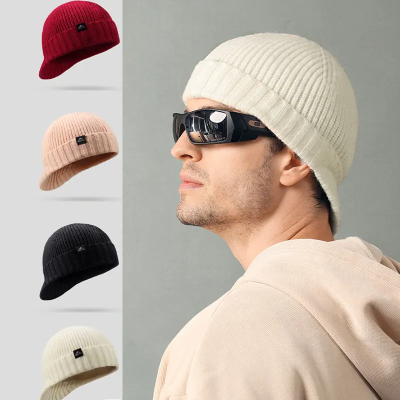 

Unisex Adult Winter Sport Knitted Hat Autumn Daily Warm Knit Skullies Cap Woman Man Skiing Beanies Hat Fashion Girl Hats