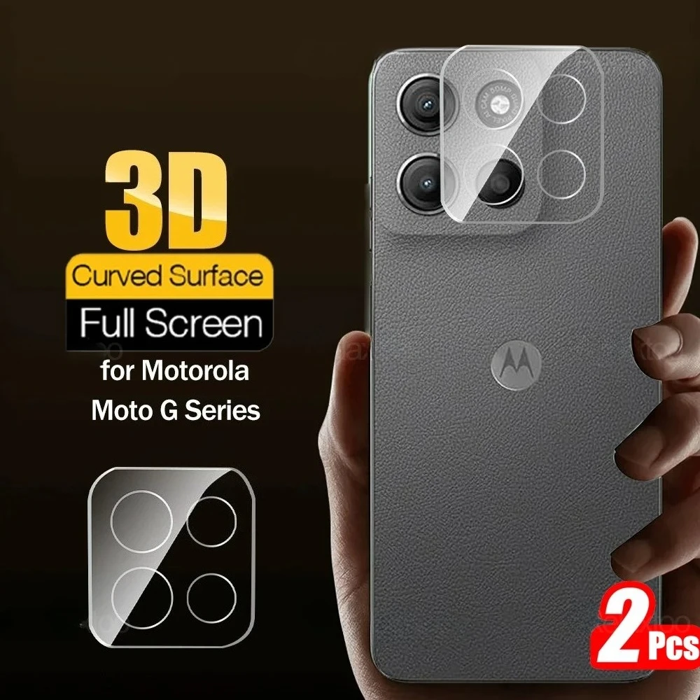 2-Pack 3D Full Cover Camera Lens Glass Screen Protector