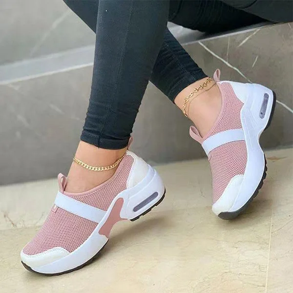 Luxury Design Women Casual Shoes Fashion Genuine Leather Sneakers Flat  Platform Sports Design Shoe Round Toe Lace Up Leisure Trainers Sneakers Zapatillas  Mujer From Kevin08082022, $127.97