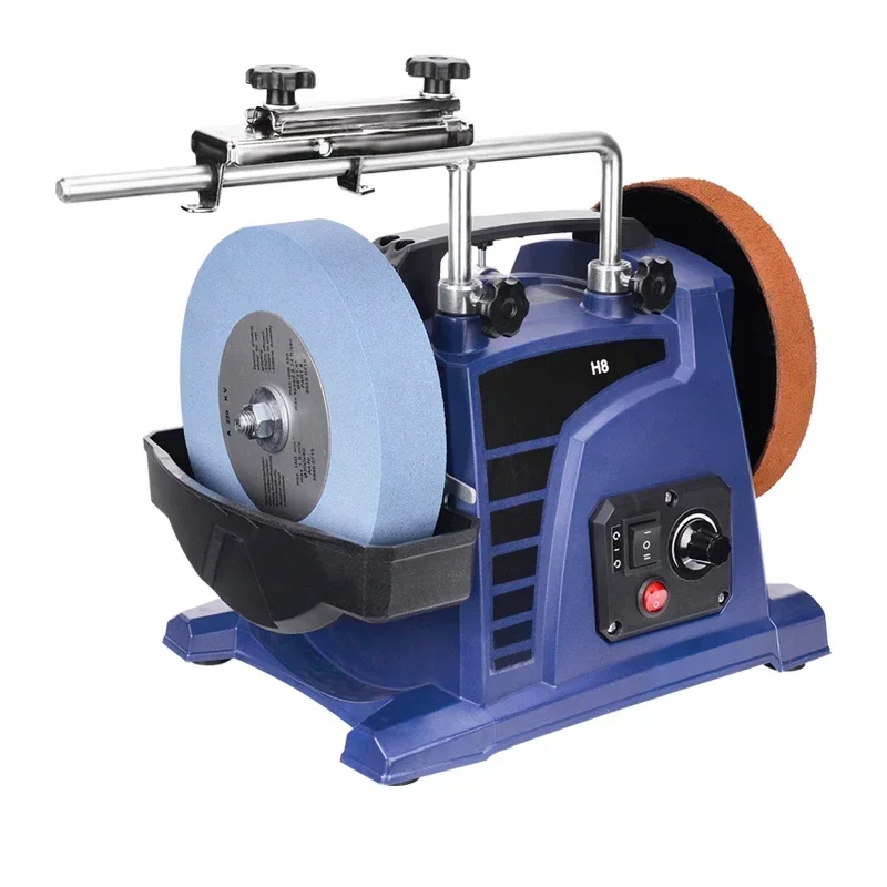 NEW Low-speed Water-cooled Knife Grinder Sharpener Engraving Knives Chisels Grinder H8 8inch Electric Sharpener 200/500mesh