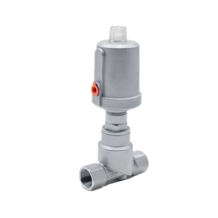 

1/2" 3/4" 1" BSPT Pneumatic Actuated Water Shut Off Stop Drum Valve 304 Stainless Steel For Dryer Machine