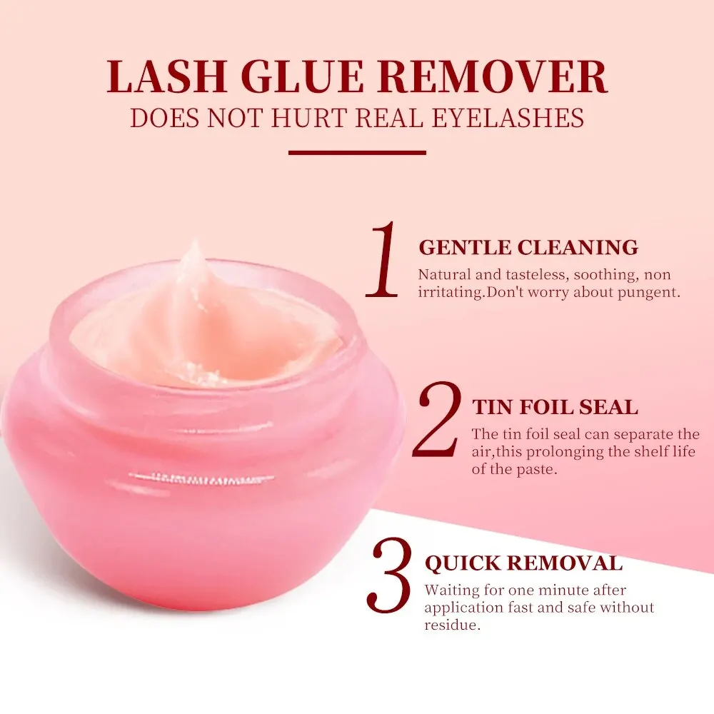 Eyelash Glue Remover Quick Unloading Adhesive Professional Cream For Eyeslashes De Pesta&ntilde;a Makeup Tools