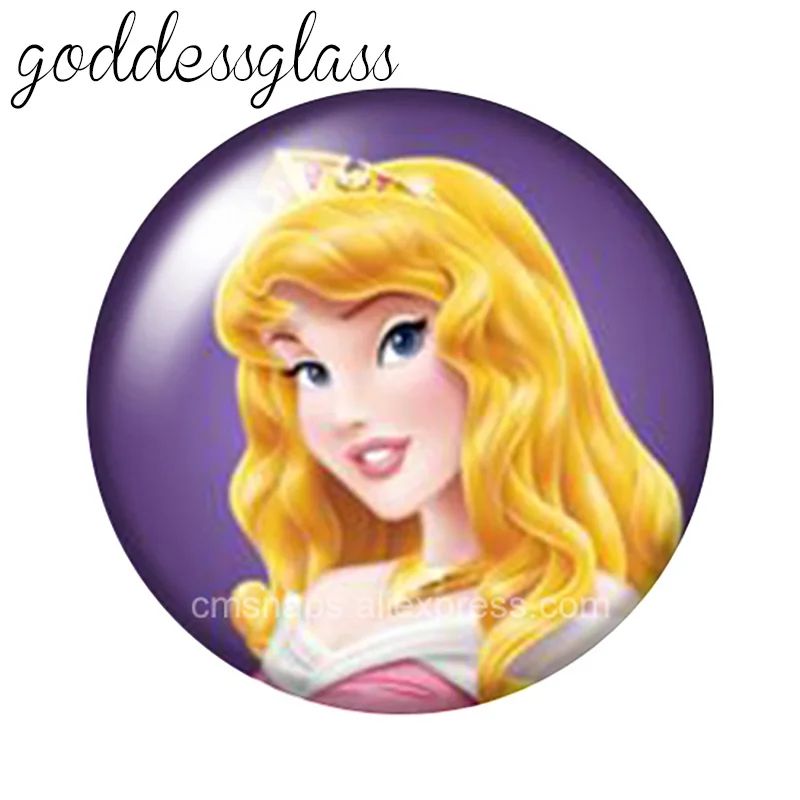 Leather Bracelet Silicone Bracelet Fashion Bracelet Stainless Steel Bracelet Tyvek Bracelet Disney Princesses Round photo glass cabochon flat back 12mm/18mm/20mm/25mm Making findings for bracelets