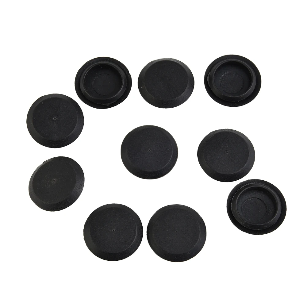 

60 Pcs Flush Mount Black Plastic Hole Plug Assortment Auto Body Sheet Metal Pipe Hole Plug Cover Screw Cap Blanking End Covers