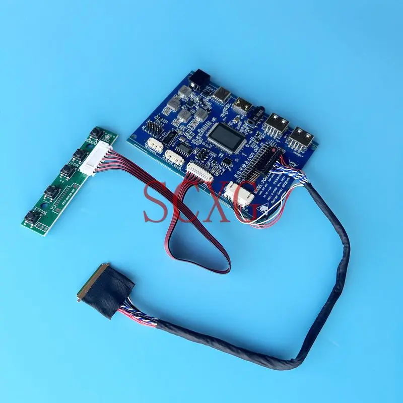 

Fit B173RW01 40-контактный комплект LVDS для самостоятельной сборки монитора ноутбука, Mini HDMI-совместимый с планшетом управления 2-usb PCB 862, плата контроллера драйвера 17,3 "1600*900