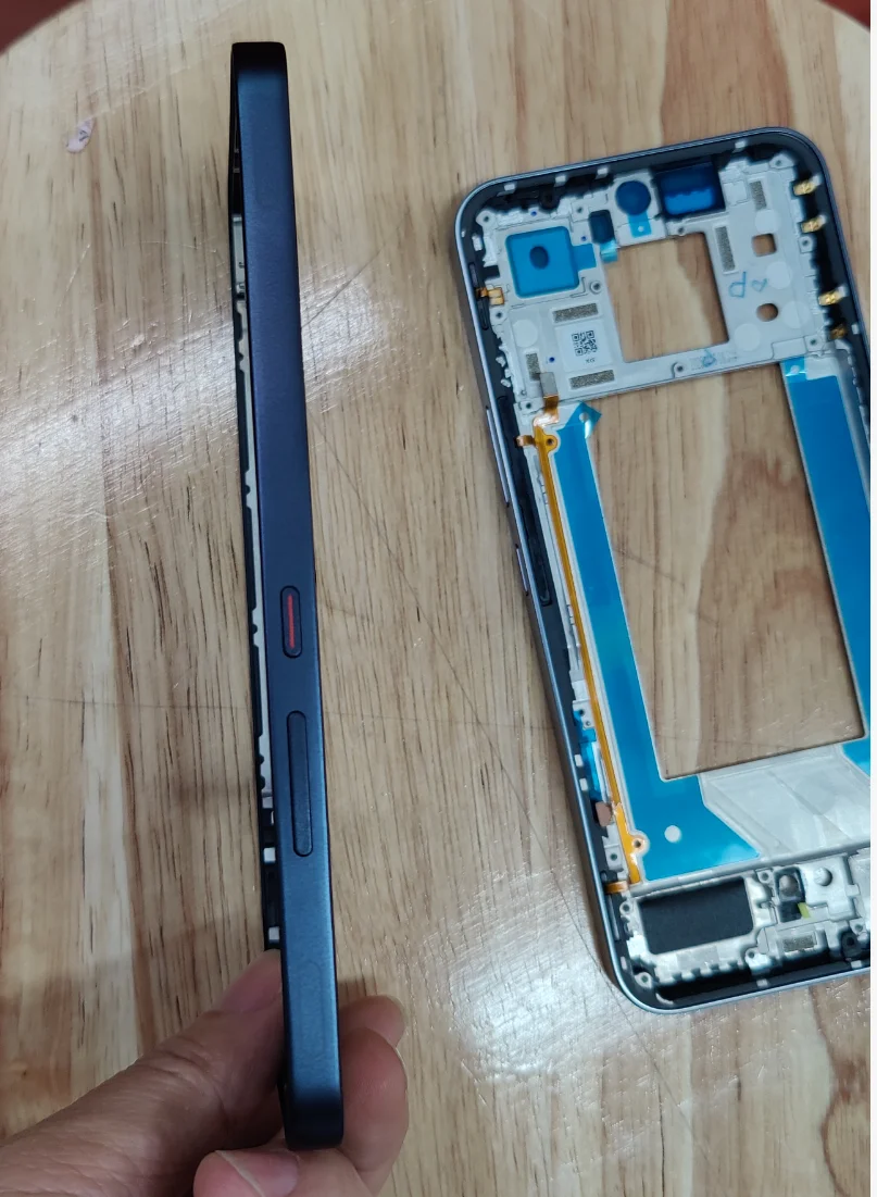 인피닉스 GT 30 Pro X6873 프레임용 LCD 프레임 전면 중간 하우징 커버 케이스 베젤, 전원 켜기/끄기 볼륨 버튼 플렉스 케이블