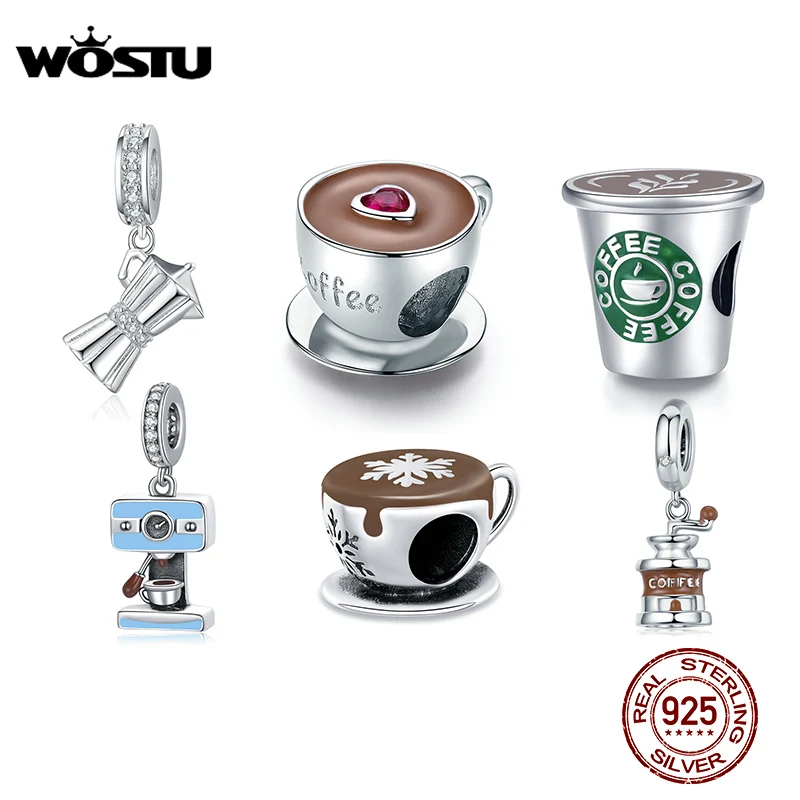 Portachiavi H-Customs Con Ciondolo A Forma Di Tazza Da Caffè – Colore Argento – Design Originale