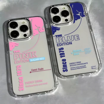 Fashion B-bulles Phone Case For iPhone 17 16e 16 15 14 13 12 11 mini Pro Max X XR XSMAX 8 7 Air Plus Transparent Soft Cover 1