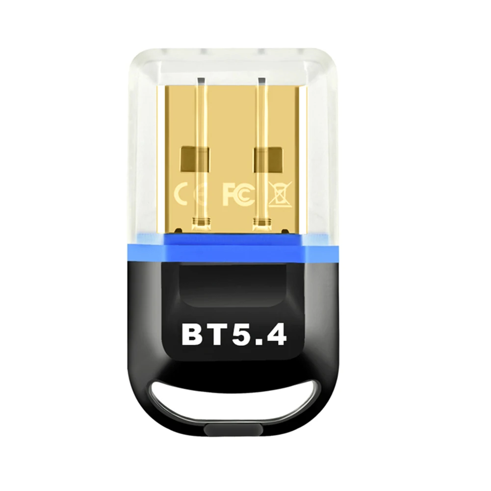 USB BT 5.4 동글 어댑터, BT 5.4 동글 리시버 지지대, Win11/10/8.1 BT 동글, PC 스피커 무선 마우스 이어폰 키보드용