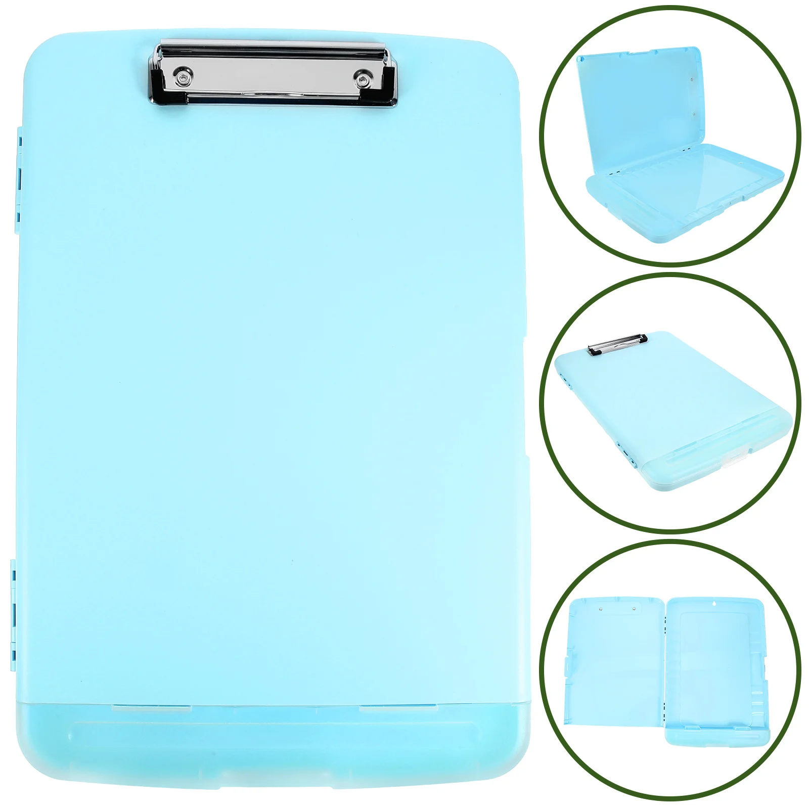 

Waterproof Sheet Folders Multi-Function Clipboard Writing Board Office Clipboard File Storage Clip School Supply