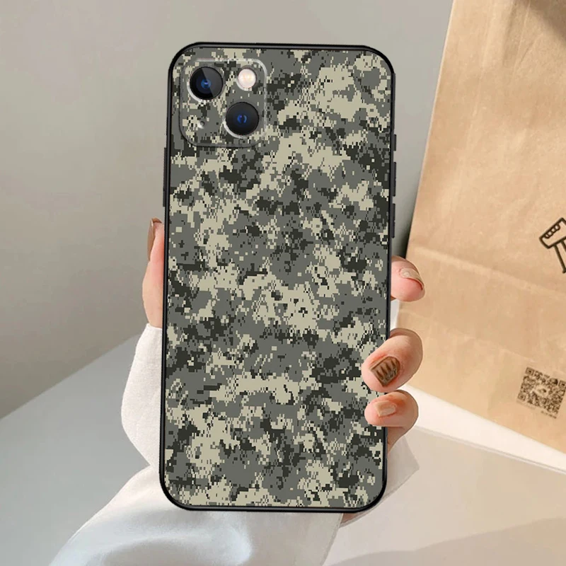 US Army Digital Camouflage Phone Case - Durable Bumper Back Cover