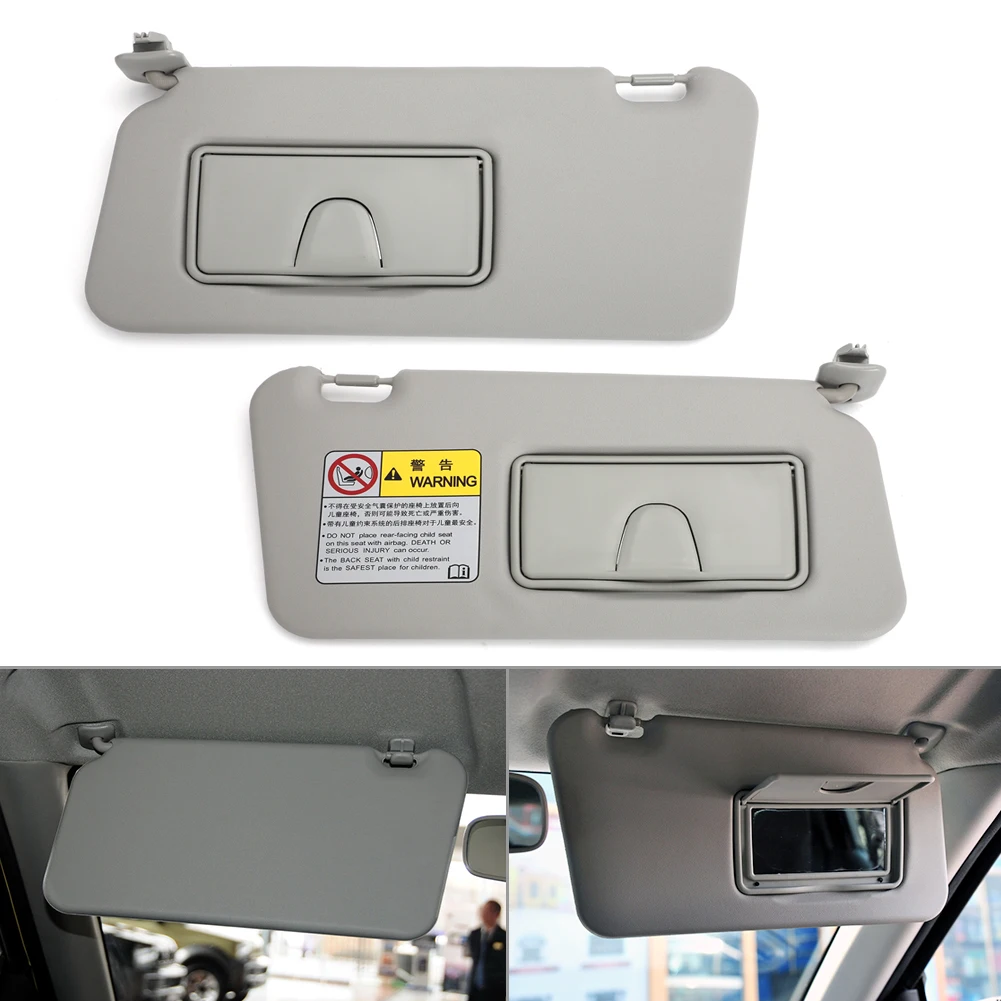 Sun Visor Sun Shield For Suzuki Swift 2006 - 2016 Splash 2011 Car Front Sunshade Sunvisor With Makeup Mirror 84802-63J51