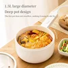 700W Multicooker Koken Potten Koken Apparaten 1.5L Elektrische Pot Pan Non-stick Gekookt Steamer Slowcooker Voor thuis 5