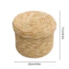Seagrass Storage Basket Rattan Snack Container For Family GIft 5