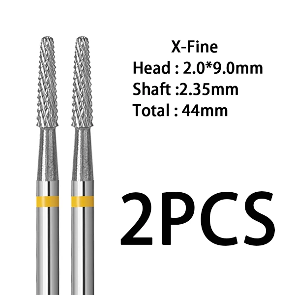 Multi-Grit Carbide Nail Drill Bit for Manicure – Electric Milling Cutter for Gel Polish Removal & Nail Care