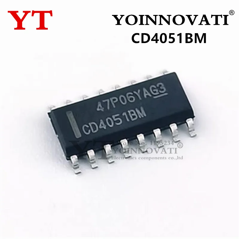 

500pcs/Lot CD4051BM CD4051 4051 SOP16 IC