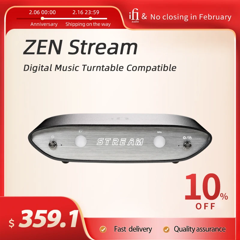 Ifi Zen Stream Streaming Giradischi Musicale Digitale Compatibile Roon Naa Dlna Wireless Wifi Music Transfer Hifi Audio Equipment