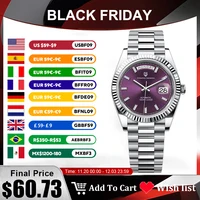 PAGANI DESIGN DD40 Men's Watches 2025 Top Luxury Automatic NH36A Mechanical Wristwatches AR Sapphire Mirror Watch For Men Clock