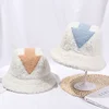 Women Appa Bucket Hat Lamb Wool Hat Winter Warm Fishing Caps Faux Fur Arrow Symbol Printed Bucket Hat for Men Tide Flat Top Hats 1