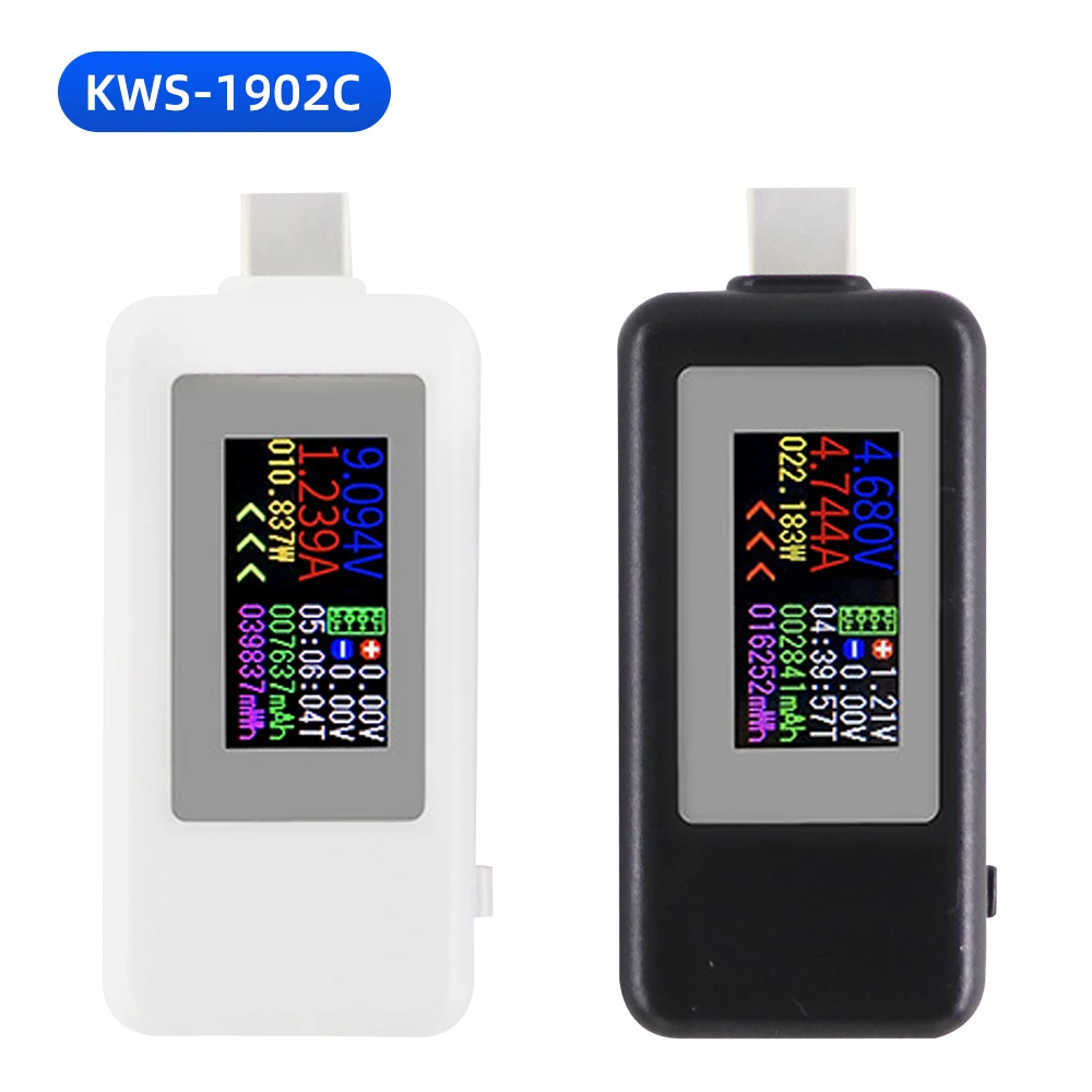 Tester USB C multimetro digitale DC4-30V 0-12A tester di potenza tipo C Tester USB C multimetro digitale DC4-30V 0-12A tester di potenza tipo C