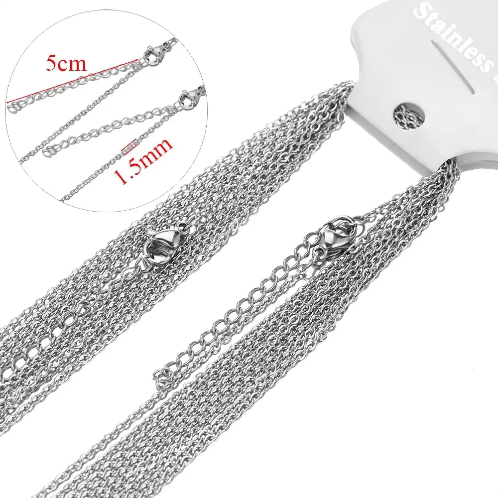 Gold stainless steel link chain example 4
