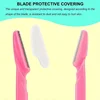 30 Pcs Eyebrow Razor For Women, Multipurpose Exfoliating Dermaplaning Tools And Facial Razor With Precision Cover,Safety Beauty 5