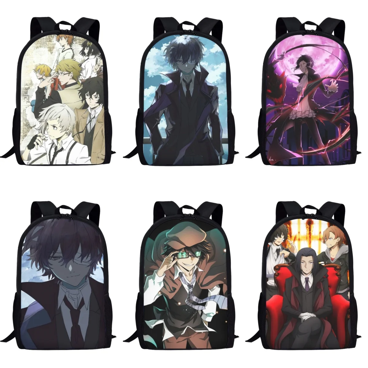 

Anime Bungou Stray Dogs School Bags for Boy Primary Students Pattern Fashion Backpack Book Bag Children Casual Bolsas De Escola