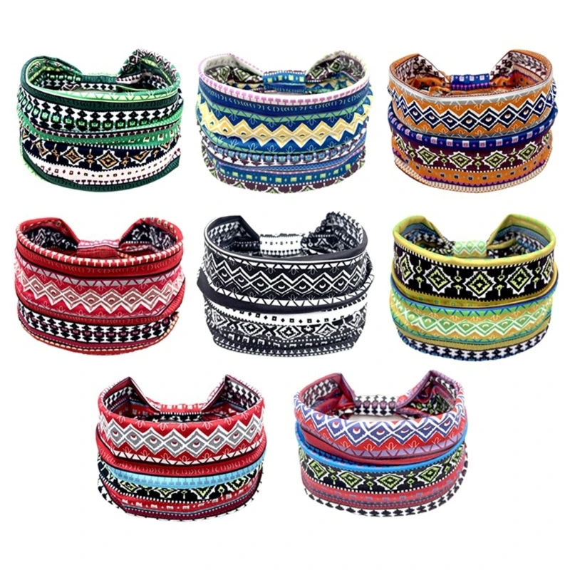 

Fashion Sweat Absorb Hairband Sports Hairband Elastic Stretchy Hairband for Yoga