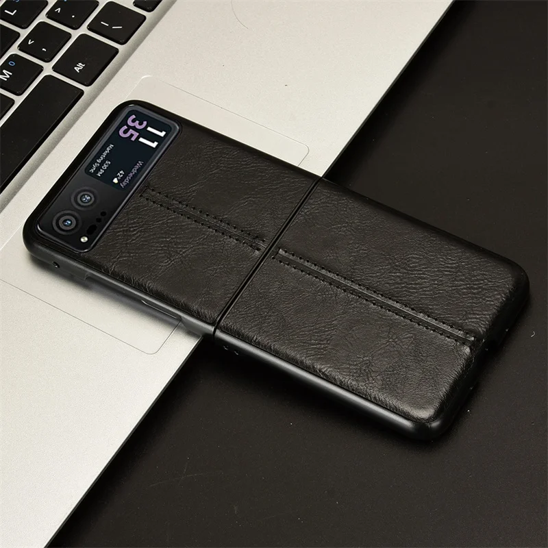 Per Motorola Moto Razr 40 2023 Retro Car Line Pu Phone Case Razr40 2023 Luxury Retro Classic Custodia Protettiva Fatta A Mano