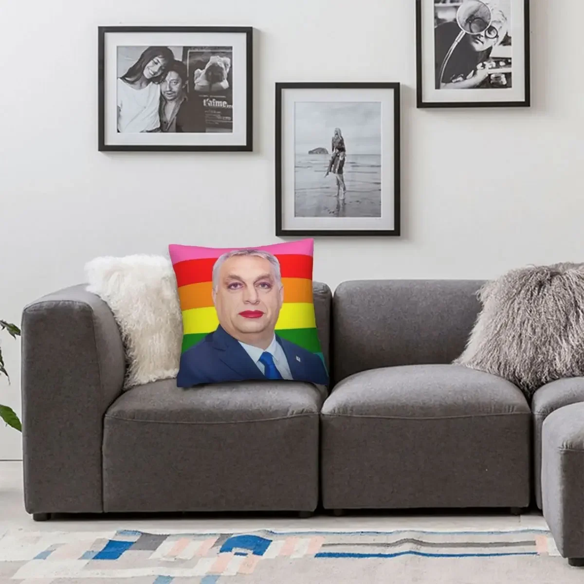 Viktor Orban Square Pillowcase Polyester Linen Velvet Printed Zip Decorative Pillow Case Sofa Seater Cushion Cover