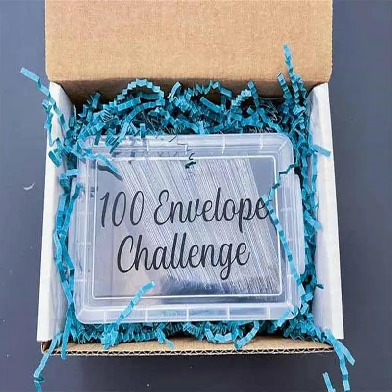 100 Envelope Challenge Box Set Budgeting Tool Kits for Financial Goals, Easy And Fun Way To Save $5050 in 100 days For Gifts 2